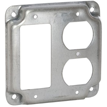 Hubbell/Raco 915C 4in. Square Combo Box Cover