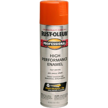 Rust-Oleum 7555838 High Performance Enamel ~ Safety Orange 