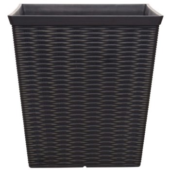 Resin Wicker Planter - 15"