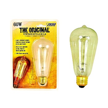 Vintage Style Light Bulb, Clear ~ 120V  60W 