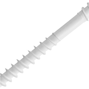 GRK RT Composite Trim Head Screw, White - #8 x 2-1/2", 100pk
