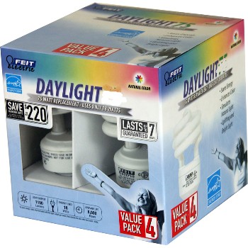Compact Fluorescent Light Bulb, Mini Twist Daylight 13 Watt