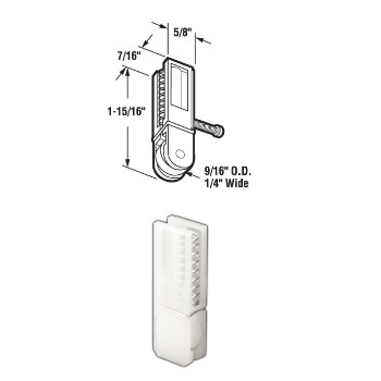 Screen Door Roller Assembly Bottom