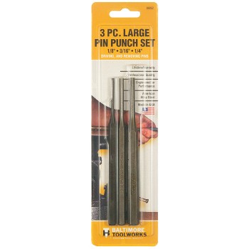 Mayhew Tools 89052 3pc Large Pin Punch Set