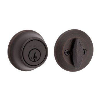 Kwikset 660 Single Cylinder Deadbolt, Venetian Bronze