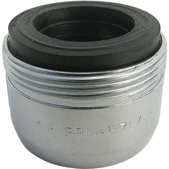 Larsen Dual Thread Aerator, Chrome - 1.5 GPM