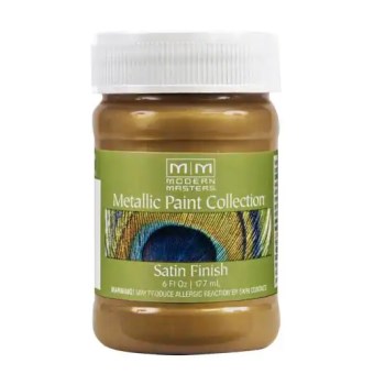 Modern Masters ME289-06 Metallic Paint, Brass  ~ 6 Ounce