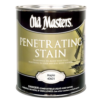 Old Masters 40601 Penetrating Stain (Interior),  Maple ~ Gallon 