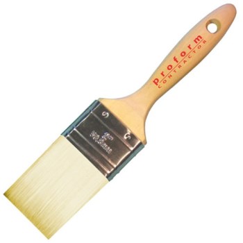White Bristle Paint Brush, Contractor - 2-1/2"