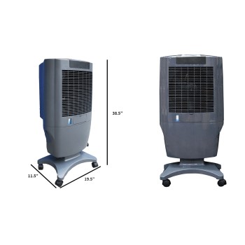 Portable 700 CFM Evaporative Cooler ~  21-1/4" x 12-1/2" x 33" 