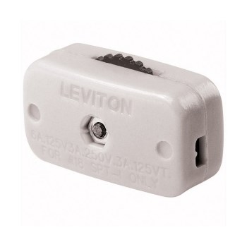 Mini Cord Switch, White