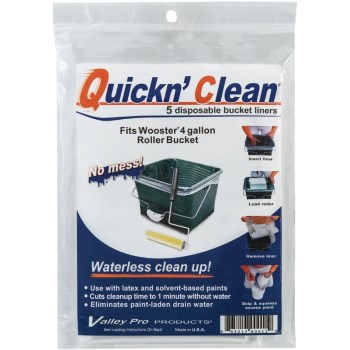 Bucket Liners, 4 gallon ~ 5 pack