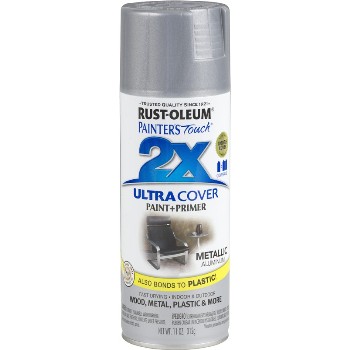 Rust-oleum 249128 Spray Paint 2x Ultra, Aluminum Metallic ~ 12 Oz