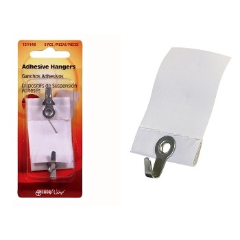 Adhesive Wall Hanger, 1.5 lb load limit 