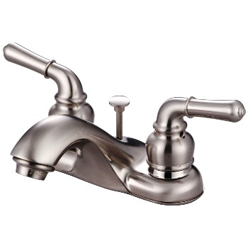 Lavaatory Faucet,  2 Handle Artesian  ~ Satin Nickel 