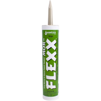 Sashco 15010 Mor-flexx Caulk, Beige ~ Set Of 12 Tubes 10.5 Oz