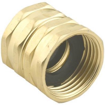Double Female Swivel Brass Connector -  3/4"  NH x 3/4"  NH