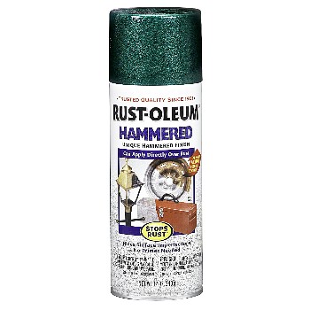 Rust-Oleum 7211830 Hammered Finish~Deep Green/Spray