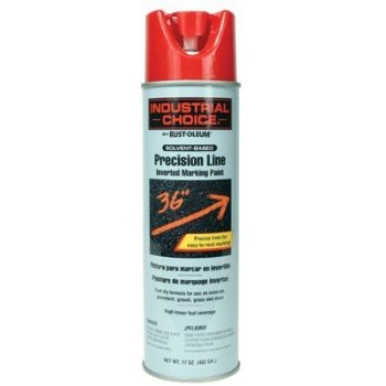 Rust-Oleum 203038 Inverted Marking Paint~H2O Safe Red, 17oz