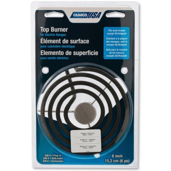 Camco 00243 6in. X4 Plugin Burner