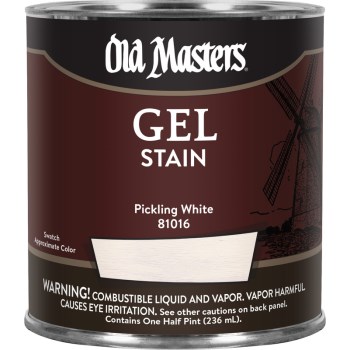 Gel Stain, Pickliing White ~ 1/2 Pint