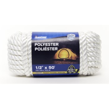 308401 1/2x50 Twt Poly Rope