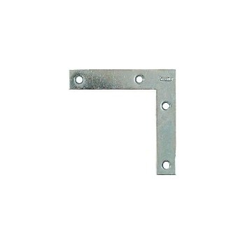 National 114116 Zinc Flat Corner Brace, Visual Pack 117 4 x 3/4 inches