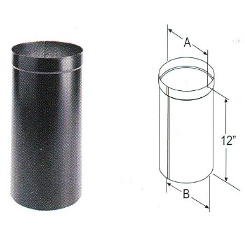 M & G Duravent 6DBK-ADOR Oval-To-Round Adapte