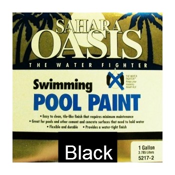 Sahara Oasis 5224-2 Swimming Pool Paint, Black  ~ Gallon