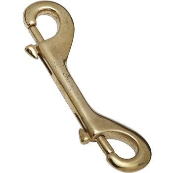 Solid Bronze Double Bolt Snap, ~ 4 1/2"