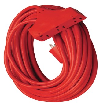 Multi-Outlet Extension Cord, Indoor/Outdoor - 50 Ft