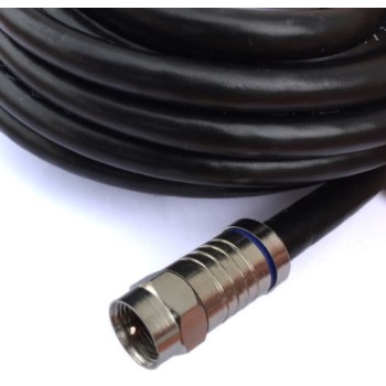 Black Point Prods BV-123 12ft. Rg-6 Qd W/Connector