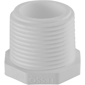 1/2" PVC Schedule 40 MPT Plug