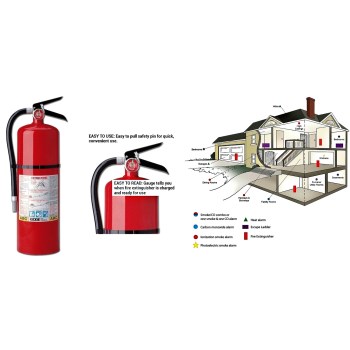 Proline Dry Chemical Fire  Extinguisher, Multi-Purpose ABC Class ~ 10 Lbs