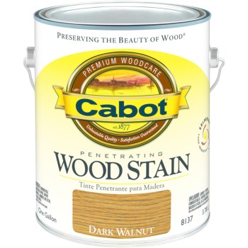 Cabot 1440008137007 Penetrating Wood Stain, Dark Walnut~gallon