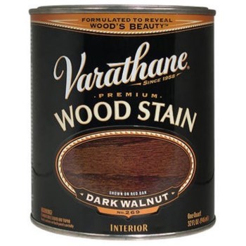 Varathane Premium Wood Stain, Dark Walnut  ~ Quart