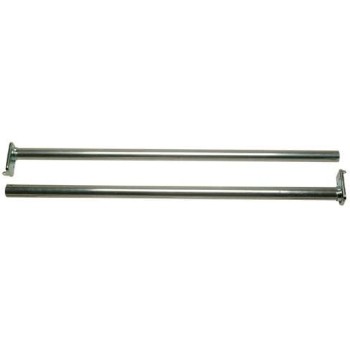 Adjustable Closet Rod, Satin Nickel ~ 72" to 120"
