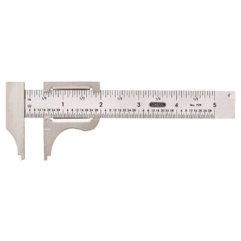 General Tools Pocket Slide Caliper, Stainless Steel - 4"