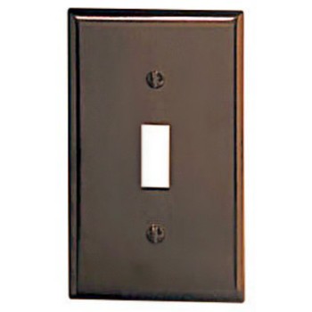 Leviton 001-85001 Single Switch Plate - Brown