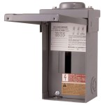 Square D QO 70A Outdoor Load Center - 2-Space, 4-Circuit
