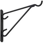 Black Venyl Coated Plant Bracket, Visual Pack 2652 12 inches