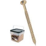 Sabre Drive Deck Screw, Tan - #10 x 3-1/2", 1 Lb