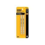 DeWalt T-Shank Jig Saw Blade, 6 TPI Clean Cut - 4", 2pk