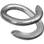 Steel Lap Link, Zinc Plated ~ 3/16"