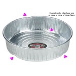 Galvanized Utility Pan ~ 3 Gallon Capacity