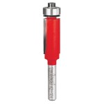 Bearing Flush Trim Router Bit - 1/2" D, 1/4" Shank