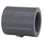 Charlotte Pipe PVC Sch 80 Coupling, FPT x FPT - 1/2"