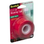 Mounting Tape - Heavy Duty Clear Tape - 1 x 60 inch