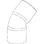 1/2 Copper 45 Sweat Elbow