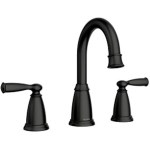 MOEN Banbury 8 in. Widespread Double-Handle High-Arc Bathroom Faucet